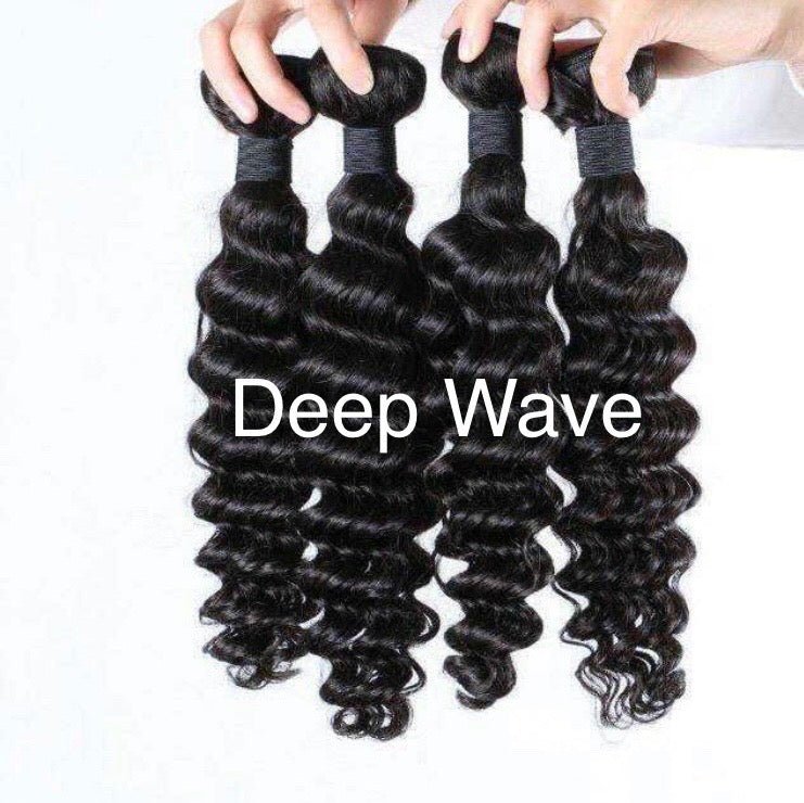 Deep Wave Human Hair Weave - BUNDLESHair Extension