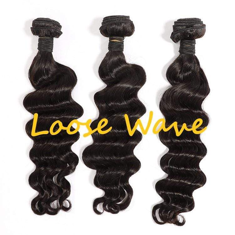 Loose Wave Human Hair Weave - BUNDLESHair Extension